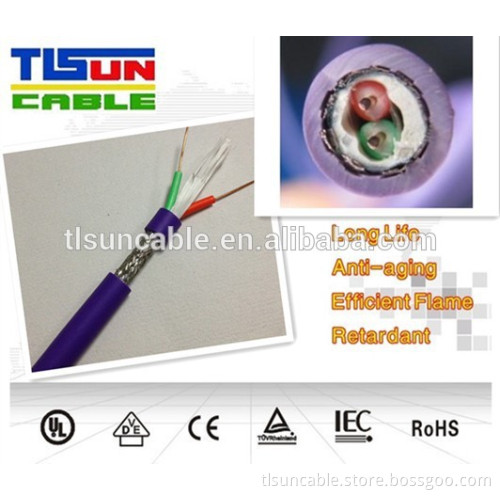 ROSH TPE purple Two core Profibus cable